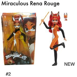 Miraculous Ladybug Rena Rouge Fashion Doll w/ Trixx Kwami Accessory
